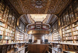 Discover the intricate design and rich history of the Livraria Lello bookstore in Porto, Portugal.
