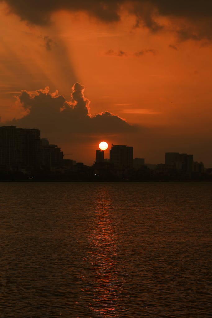 Free stock photo of autumn sunset, beautiful sunset, explore vietnam